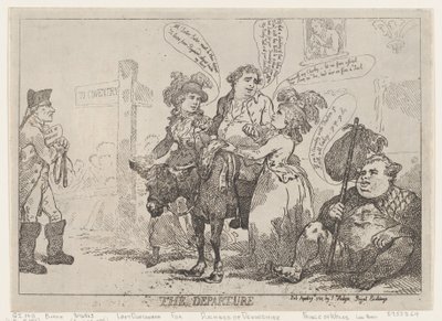 La Partenza da Thomas Rowlandson