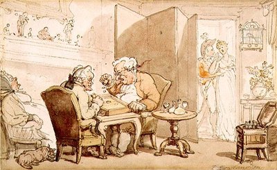 I giocatori di dadi da Thomas Rowlandson