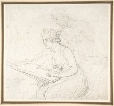 La lezione di disegno da Thomas Rowlandson