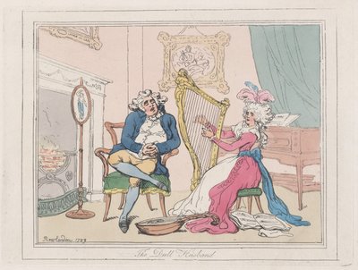 Il marito noioso, 1789 da Thomas Rowlandson
