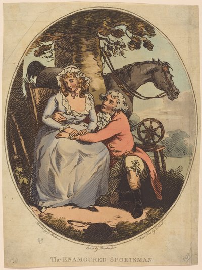 Lo sportivo innamorato da Thomas Rowlandson