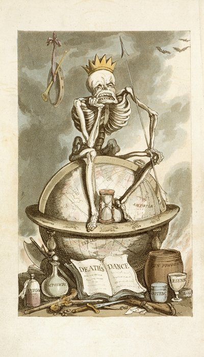 La danza inglese della morte da Thomas Rowlandson