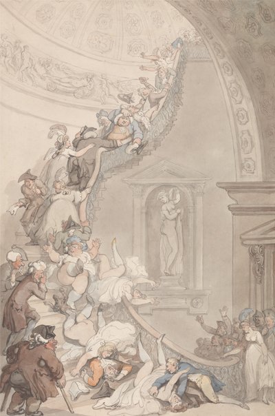 La mostra “Stare-Case”, Somerset House da Thomas Rowlandson