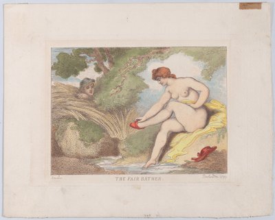 La bella bagnante da Thomas Rowlandson