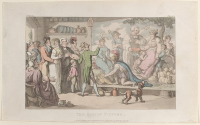 Il Ritratto di Famiglia, da Il Vicario di Wakefield da Thomas Rowlandson