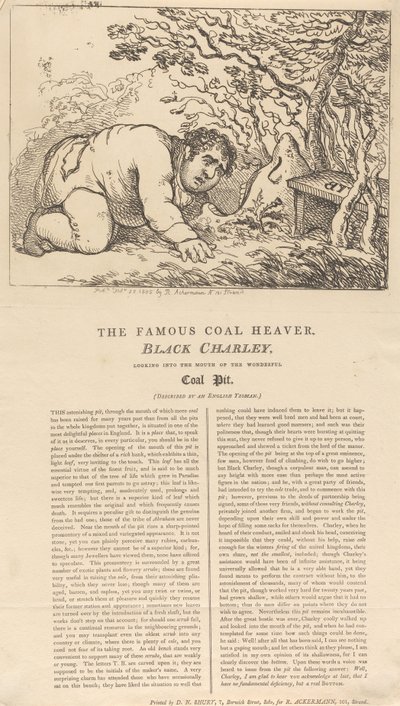 Il famoso scaricatore di carbone, Black Charley, mentre osserva l