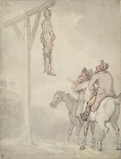 Il patibolo da Thomas Rowlandson