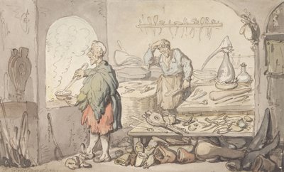 La vetreria da Thomas Rowlandson