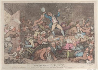 La Società Armonica, 1810 da Thomas Rowlandson