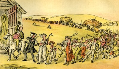 La festa del raccolto da Thomas Rowlandson