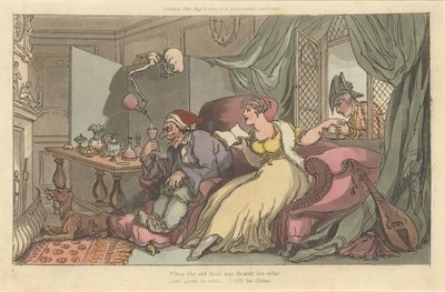 La luna di miele, The English Dance of Death, tavola 13 da Thomas Rowlandson
