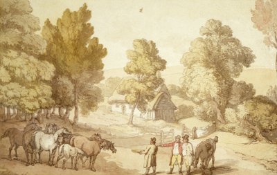 Il mercante di cavalli da Thomas Rowlandson