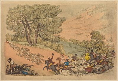 La caccia da Thomas Rowlandson