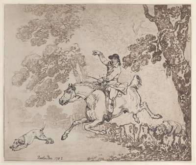 Il cacciatore da Thomas Rowlandson