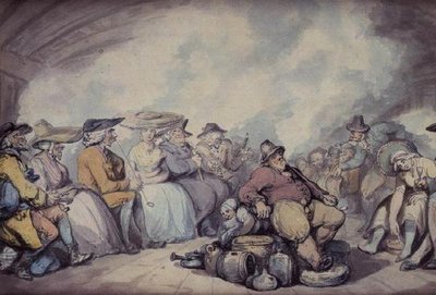 Il pacchetto di vapore irlandese da Thomas Rowlandson