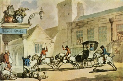 Le armi del re, Dorchester da Thomas Rowlandson