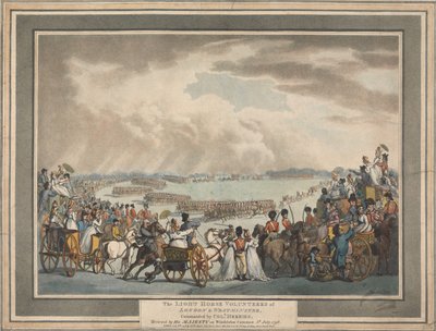 I volontari di Light House di Londra e Westminster da Thomas Rowlandson
