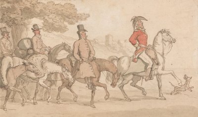 Le avventure militari di Johnny Newcome da Thomas Rowlandson