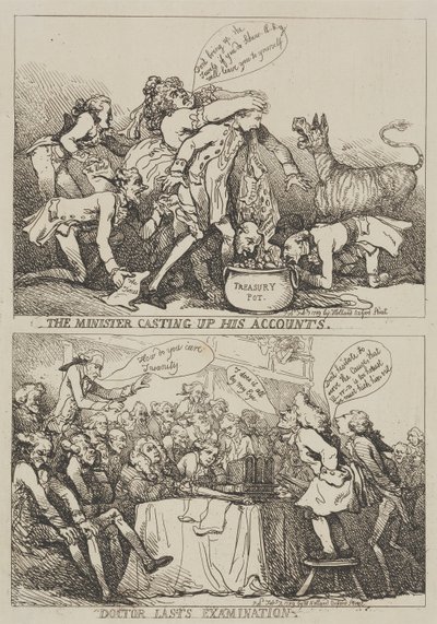 Il ministro che fa i conti da Thomas Rowlandson