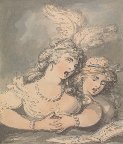 I cantanti lirici da Thomas Rowlandson
