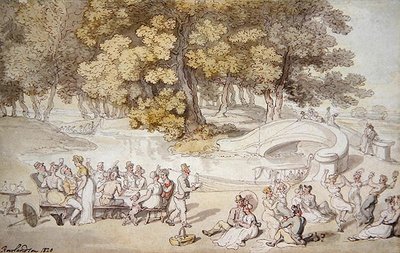 Il picnic da Thomas Rowlandson