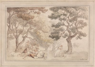 Il picnic da Thomas Rowlandson