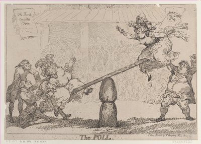 Il sondaggio, 12 aprile 1784 da Thomas Rowlandson