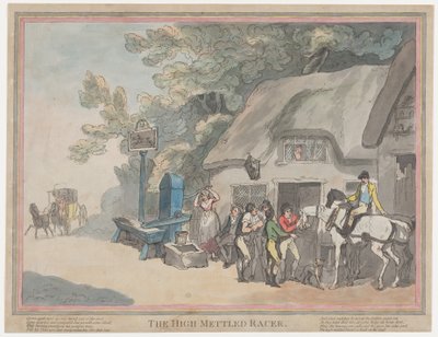 Il cavallo da posta (tratto da *La vita di un cavallo da corsa, ovvero Il corridore dal temperamento focoso*) da Thomas Rowlandson