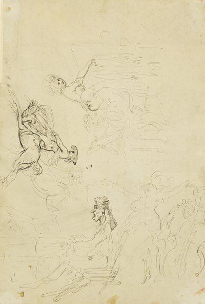 La casa della posta da Thomas Rowlandson