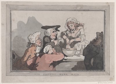 La bella cameriera, 20 ottobre 1786 da Thomas Rowlandson