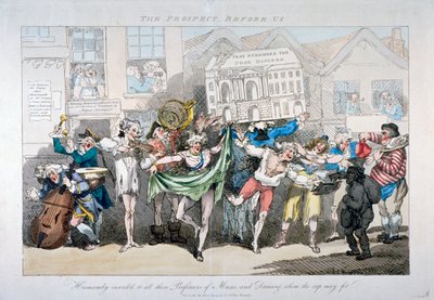 La prospettiva davanti a noi da Thomas Rowlandson
