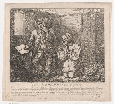 La riconciliazione, Bellezze pittoresche di Boswell, Parte seconda, 20 giugno 1786 da Thomas Rowlandson