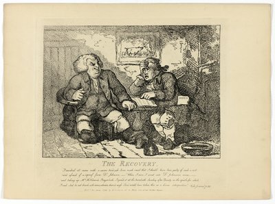 Il recupero, da Il giro delle Ebridi di Boswell da Thomas Rowlandson