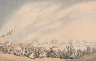 Il Ritorno della Flotta a Great Yarmouth nel 1797 da Thomas Rowlandson