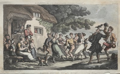 Il Rev. Dr. Syntax Sport rurale, 1813 da Thomas Rowlandson