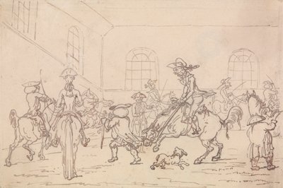 La Scuola di Equitazione da Thomas Rowlandson