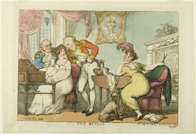 I Rivali da Thomas Rowlandson