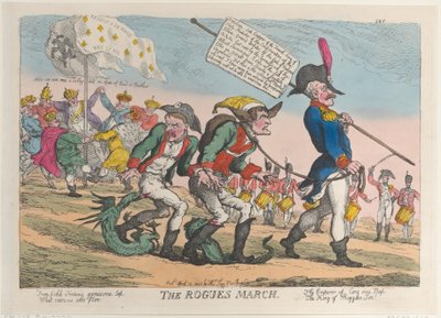 La marcia dei furfanti da Thomas Rowlandson