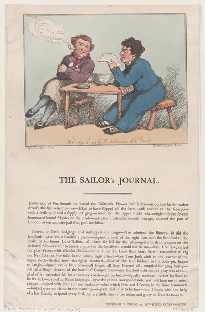 Il giornale del marinaio da Thomas Rowlandson
