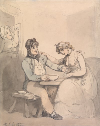 Il ritorno del marinaio da Thomas Rowlandson