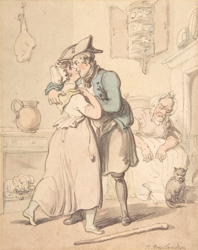 Il ritorno del marinaio dal servizio attivo da Thomas Rowlandson