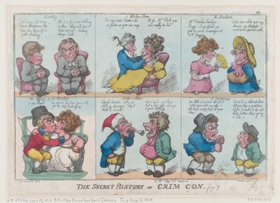 La storia segreta di Crim Con, Fig 1 da Thomas Rowlandson