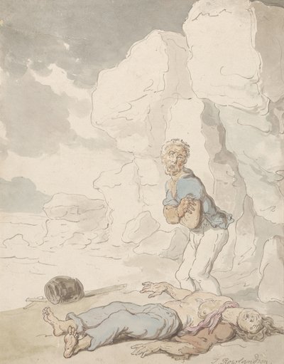 I marinai naufraghi da Thomas Rowlandson