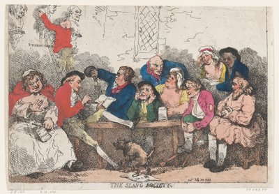 La società dello slang da Thomas Rowlandson