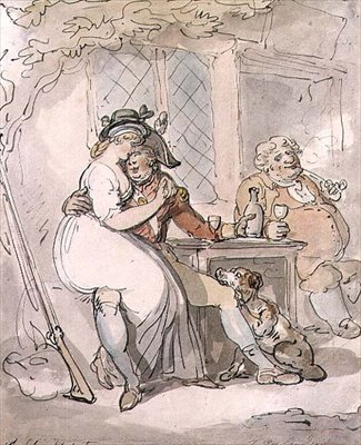La partenza del soldato da Thomas Rowlandson