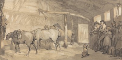 La stalla di una locanda da Thomas Rowlandson