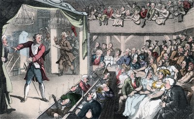 Il palcoscenico, illustrazione da 