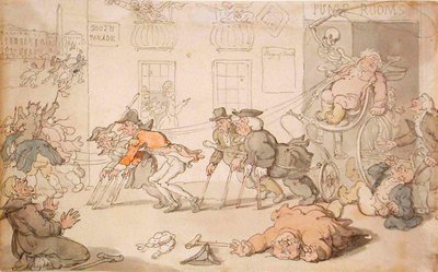 Il palcoscenico della morte da Thomas Rowlandson