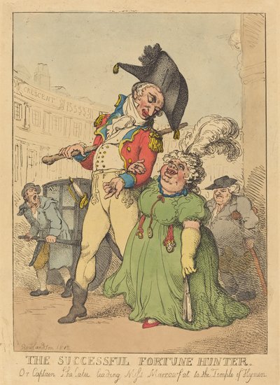 Il cacciatore di fortuna di successo da Thomas Rowlandson