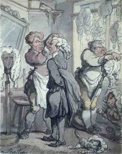 "Il Blocco Più Spesso dei Tre" da Thomas Rowlandson